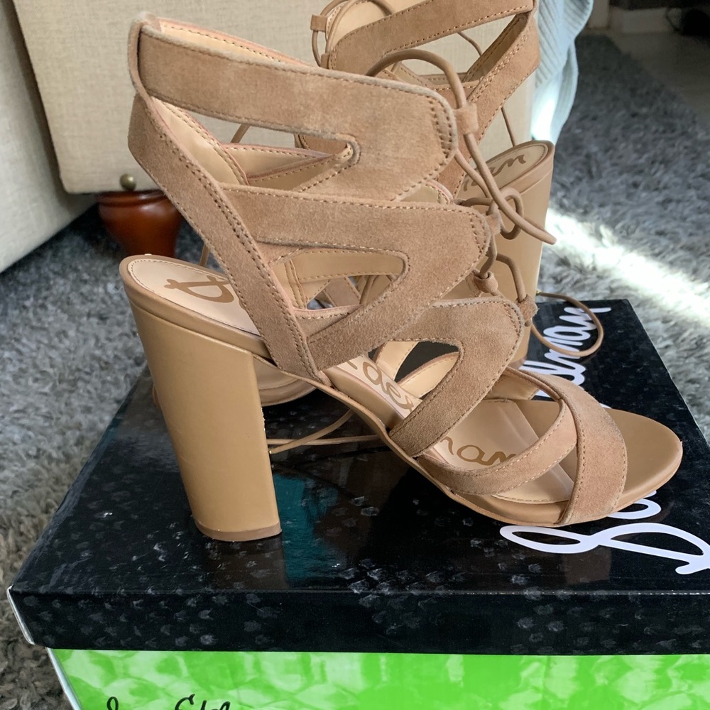 Sam Edelman Yardley Sandal, camel suede